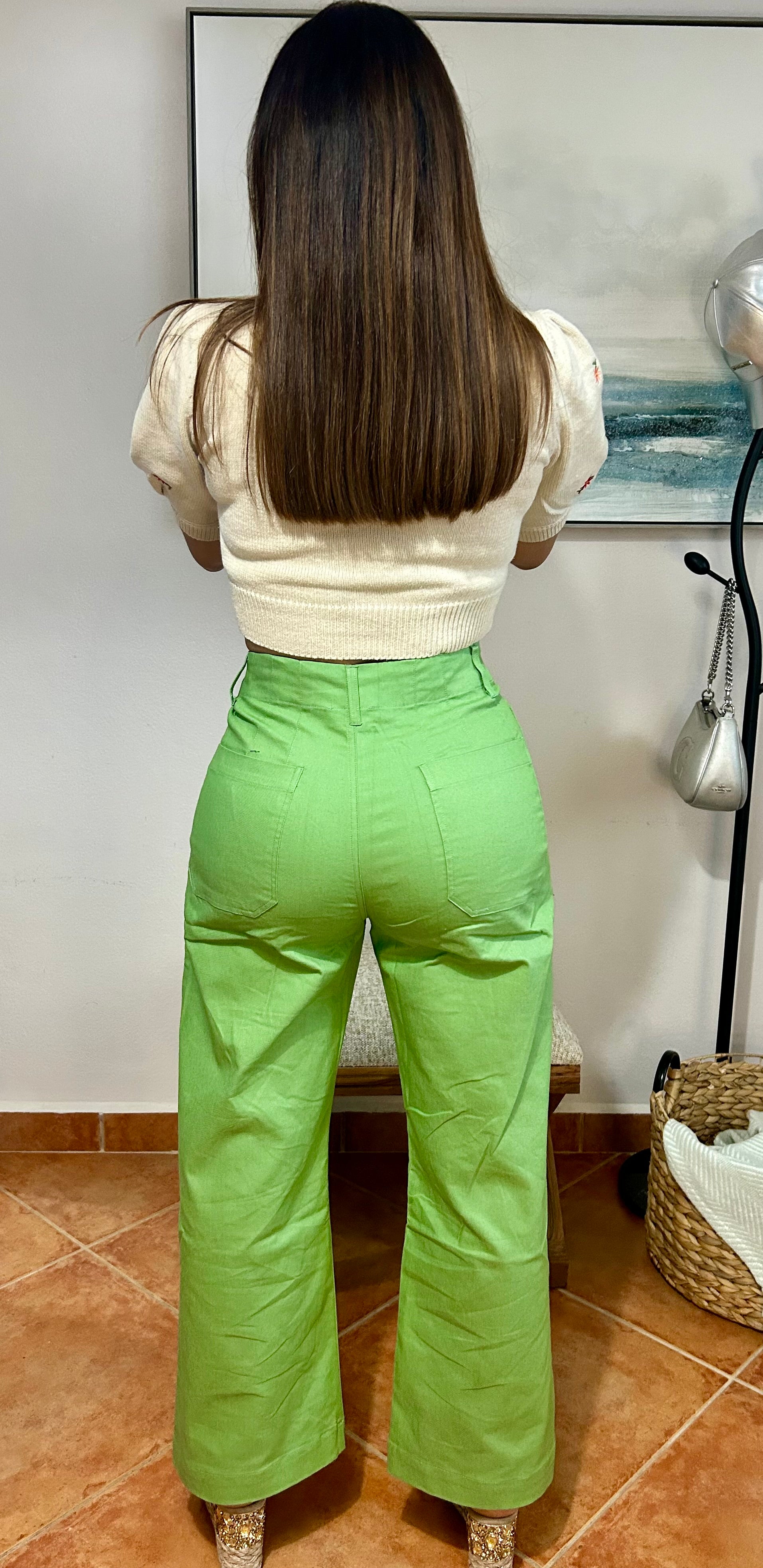 Pantalon Comfy verde